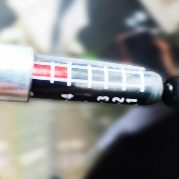 Eoozwa Paint Thickness Gauge Car Coating Tester Portable Paint Gauge Thickness Meter Pen Waterproof Car Body Damage Detector for Crash Check