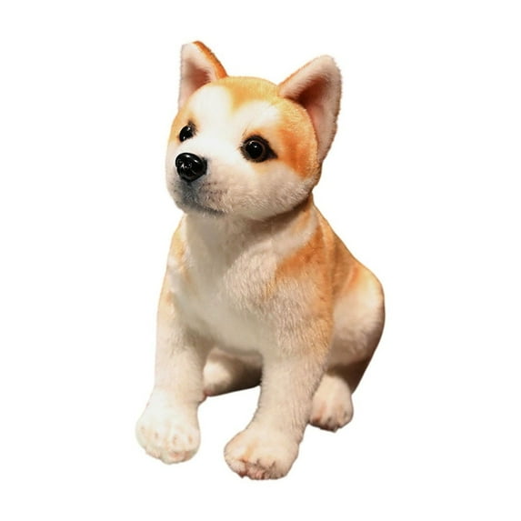 Eoozwa Realistic Plush Puppy Toy Soft Cuddle Companion Bedtime Comfort and Emotional Support Gift Cotton Stuffed Animal for Family Friend Holiday Gifts