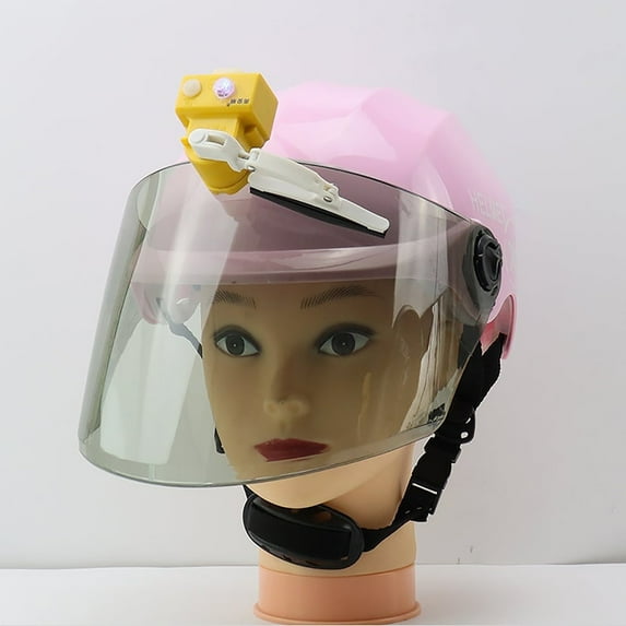 Eoozwa Rechargeable Motorcycle Helmet Wiper Universal Waterproof Helmet Windshield Wiper Compatible with Most Visor