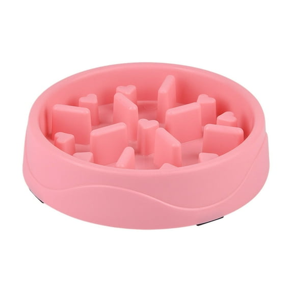 Eoozwa Slow Feeder Dog Bowl with Non Slip Base 8 Inch Anti Choking Puzzle Design Pet Food Dish for Improved Digestion Easy Clean