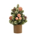 thumbnail image 1 of Eoozwa Small Christmas Tree Ornament Mini Christmas Tree Christmas Decoration Scene Setting for Living Room Desk Bedroom Ornaments , 12.60x4.72x4.72in, 1 of 6