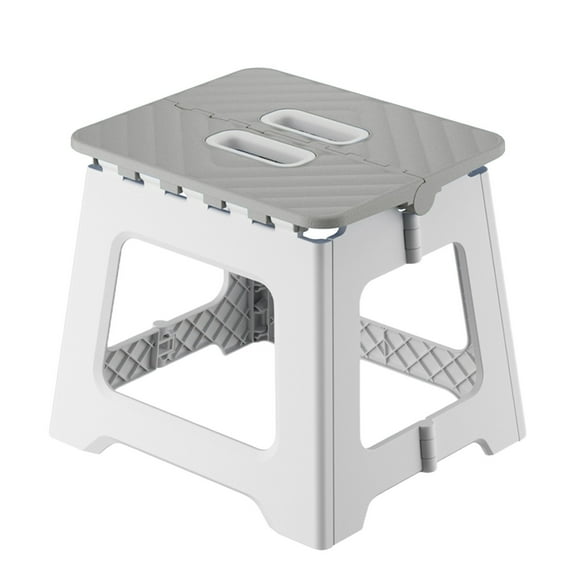 Eoozwa Small Foldable Stool 9 Inch Portable Low Seat Plastic Quick Assembly Non Slip Base Compact Storage Outdoor Camping Fishing Picnic Patio Home Extra Seating Step Stool