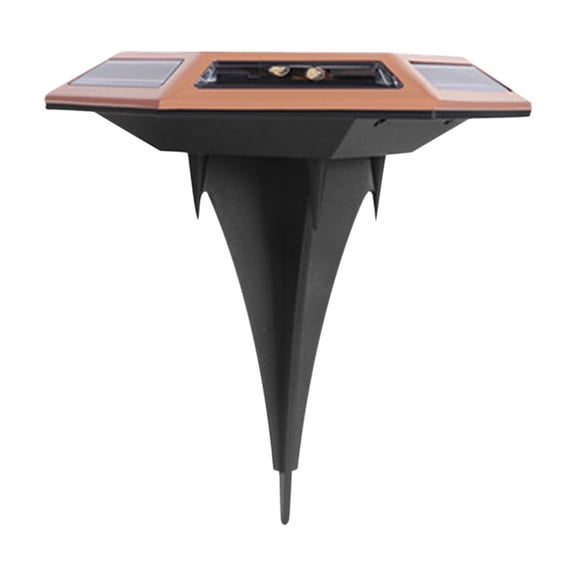 Eoozwa Solar Stainless Steel 12 LED Ground Light, IP65 Waterproof with Auto On/Off, Round Design for Garden Pathway Courtyard Decor