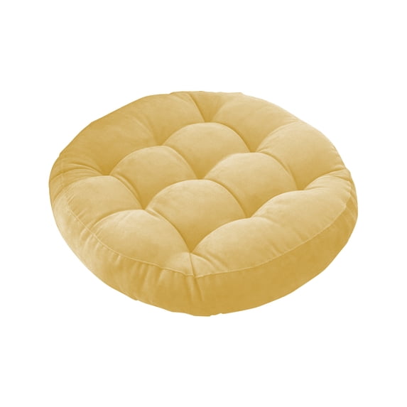 Eoozwa Solid Color Thickened Soft Corduroy Chair Cushion Comfortable Seat Pad for Kitchen Dining Chair Patio Home Office