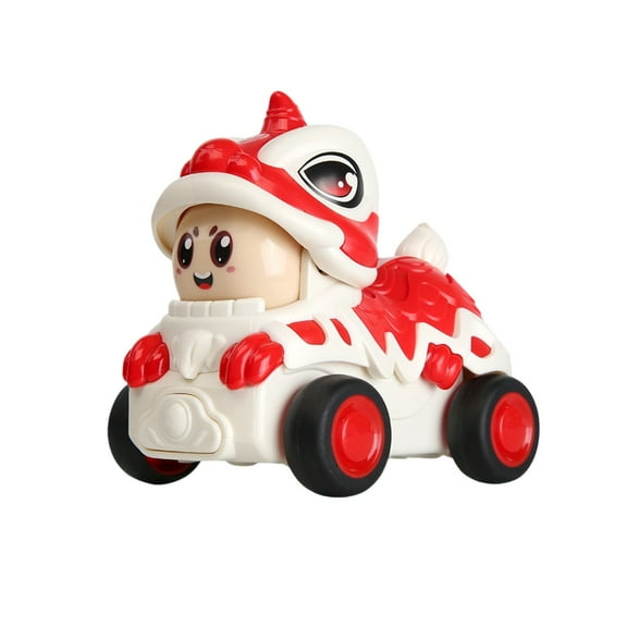 Eoozwa Stunt Car Toy with 360 Rotation and Face Changing Feature Inertial Drive for Play Cute Ornament Dance Action