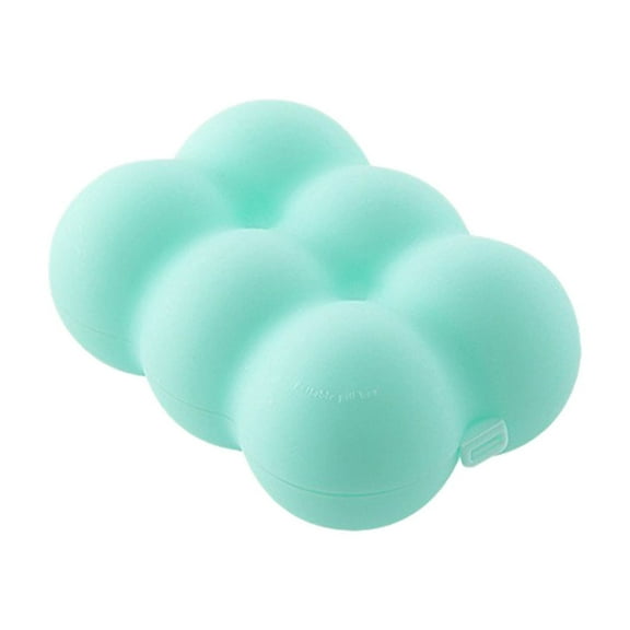 Eoozwa Travel Pill Organizer - Airtight Medicine Case for Traveling Portable Pharmacy Box with Labels Vitamin Container 6 Compartment Supplement Medication Holder Large Capacity Daily