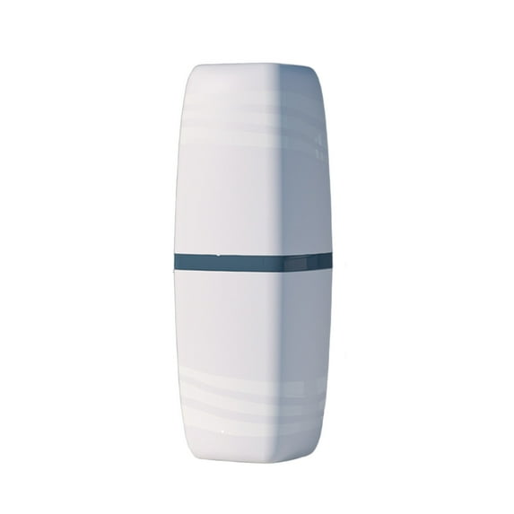 Eoozwa Travel Toileting Cup, Transparent Mouthwash Cup, Portable Toothbrush Case with Cover, Bathroom Toiletries Toothpaste Toothbrush Storage Box for Travel Camping Home School Business Trip