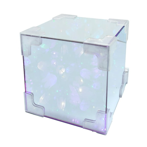 Eoozwa Tulip Night Light,Led Decorative Nights Lamp for Bedroom,Handmade DIY Magic Cube Tulips Flower Table Lamp, Flower Lamps for Home Decor, Birthday Gifts for Women