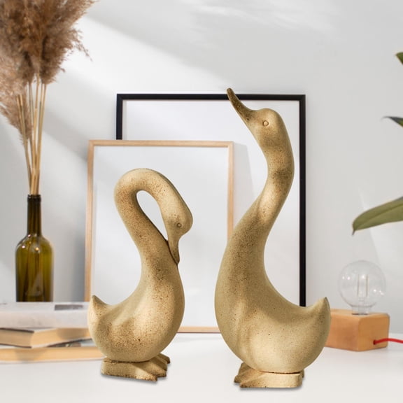 Eoozwa Unpainted Wooden Animal Blanks, Cute Bunny Figurines for DIY Painting Craft, Home Desktop Decoration, 2 Piece Set, Natural Wood