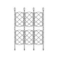 thumbnail image 1 of Eoozwa Upgraded Garden Trellis for Climbing Plants, Rustproof Metal Plant Trellis Support for Vegetable Fruit Flower Climbing Vine Plant, Tall Plant Trellis Frame for Climbing Plants Outdoor, 1 of 8
