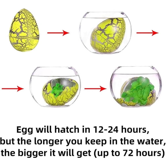 Eoozwa Valentine Dinosaur Card with Hatching Egg Toy Water Growing Dinosaur for Classroom Exchange Gift Party Favor Kids Activity Nature Themed Fun Project