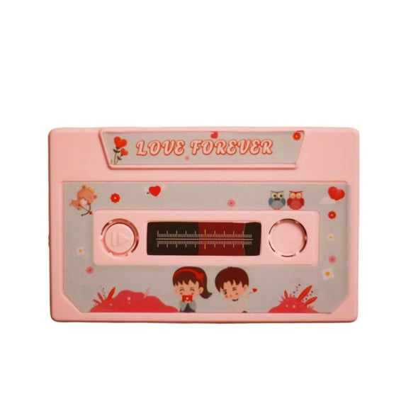 Eoozwa Vintage Tape Recording Card 60 Second Voice Message for Valentine Confession Romantic Gift