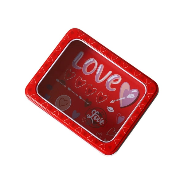 Eoozwa Vintage Tin Cookie Box Airtight Storage for Candy Baking Supplies Reusable Decorative Metal Container Kitchen Pantry Organizer Gift Packaging