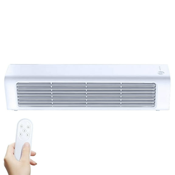 Eoozwa Wall Mounted Bladeless Fan Quiet Cooling Air Conditioner for Bedroom Dorm Bathroom Safe Leafless Space Saving with APP Control Low Noise 45dB Energy Efficient
