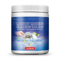 Eoozwa Washing Machine Cleaner Tablets - 10 Pack Deep Cleaning Tablets For Front Loader & HE, Mold Remover, Descaler For Drum & Laundry Tub,Effectively Clean The Stains Of The Washing Machines