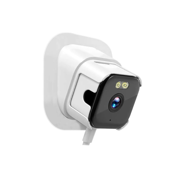 Eoozwa WiFi 2K HD Window Camera, Intelligent Home Security with Night Infrared, Mobile Phone Remote Access Two Way Audio, Wall Mountable for Indoor Outdoor