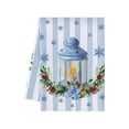 thumbnail image 1 of Eoozwa Winter Kitchen Towels Snowman Merry Christmas Dish Blue Snowflake Tea Christmas Hand Drying Towels Baking Cooking Cloth for Home Kitchen Bathroom Decor,23.6x15.8 In, 1 of 6