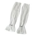 thumbnail image 1 of Eoperou 1 Pair Thin See-through Loose Cuffs Pleated Arm Sleeves Outdoor Driving Loose Arm Covers Cycling Supplies, 1 of 8