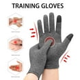 thumbnail image 1 of Eoperou 1 Pair Training Gloves Sensitive Windproof Solid Color Winter Arthritis Rehabilitation Gloves for Fitness, 1 of 8