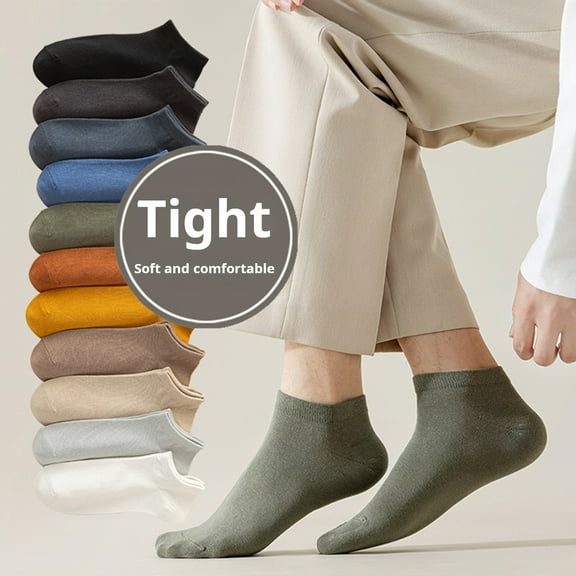 Eoperou 1 Pair Unisex Boat Socks Low-cut No Odor Thin Solid Color High Elasticity Anti-slip Sweat-absorption Anti-shrink Sports Four Season Invisible Socks