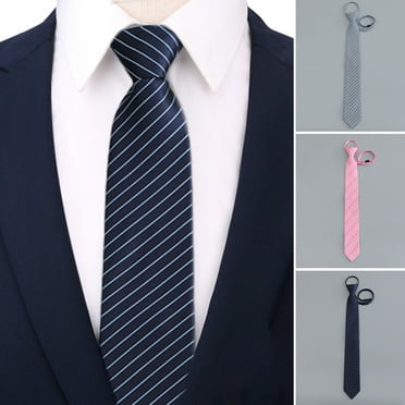 Eoperou Business Tie Striped Good Touch Male Jacquard Arrowhead Type Wedding Tie for Wedding