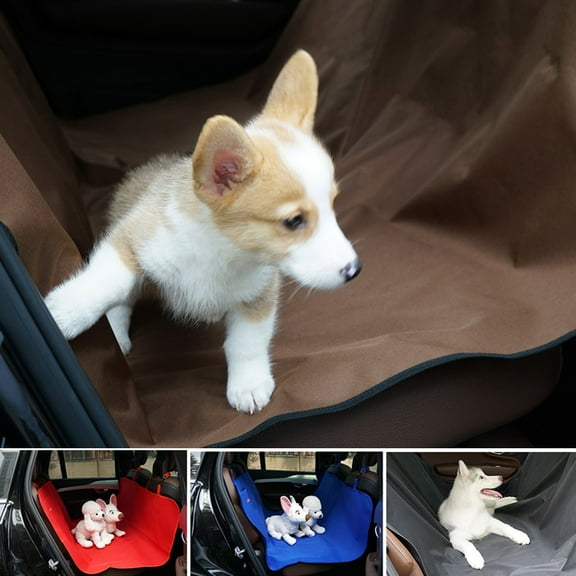 Eoperou Car Waterproof Back Seat Pet Cover Protector Rear Mat Safety Travel Accessories
