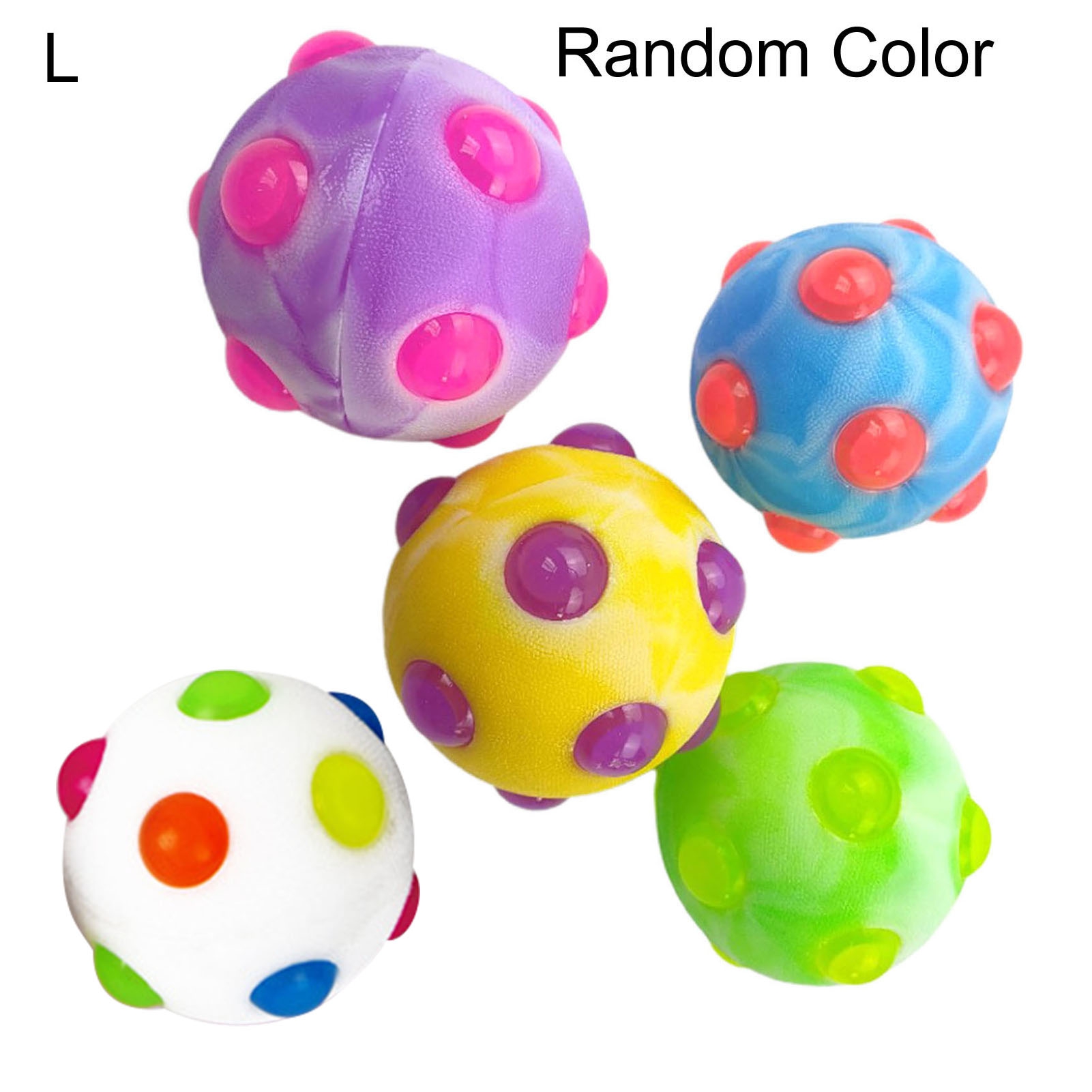 Eoperou Dog Molar Ball Bite Resistance Safe TPR LED Dancing Ball Toys