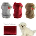 thumbnail image 1 of Eoperou Dog Sweater Strawberry Embroidery Breathable Fabric Small Medium Dog Costume for Cold Weather, 1 of 8