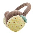 thumbnail image 1 of Eoperou Earmuffs Fruit Shape Thick Elastic Plush Anti-slip Ear Protection Adjustable Pineapple Outdoor Ear Cover for Skiing, 1 of 8