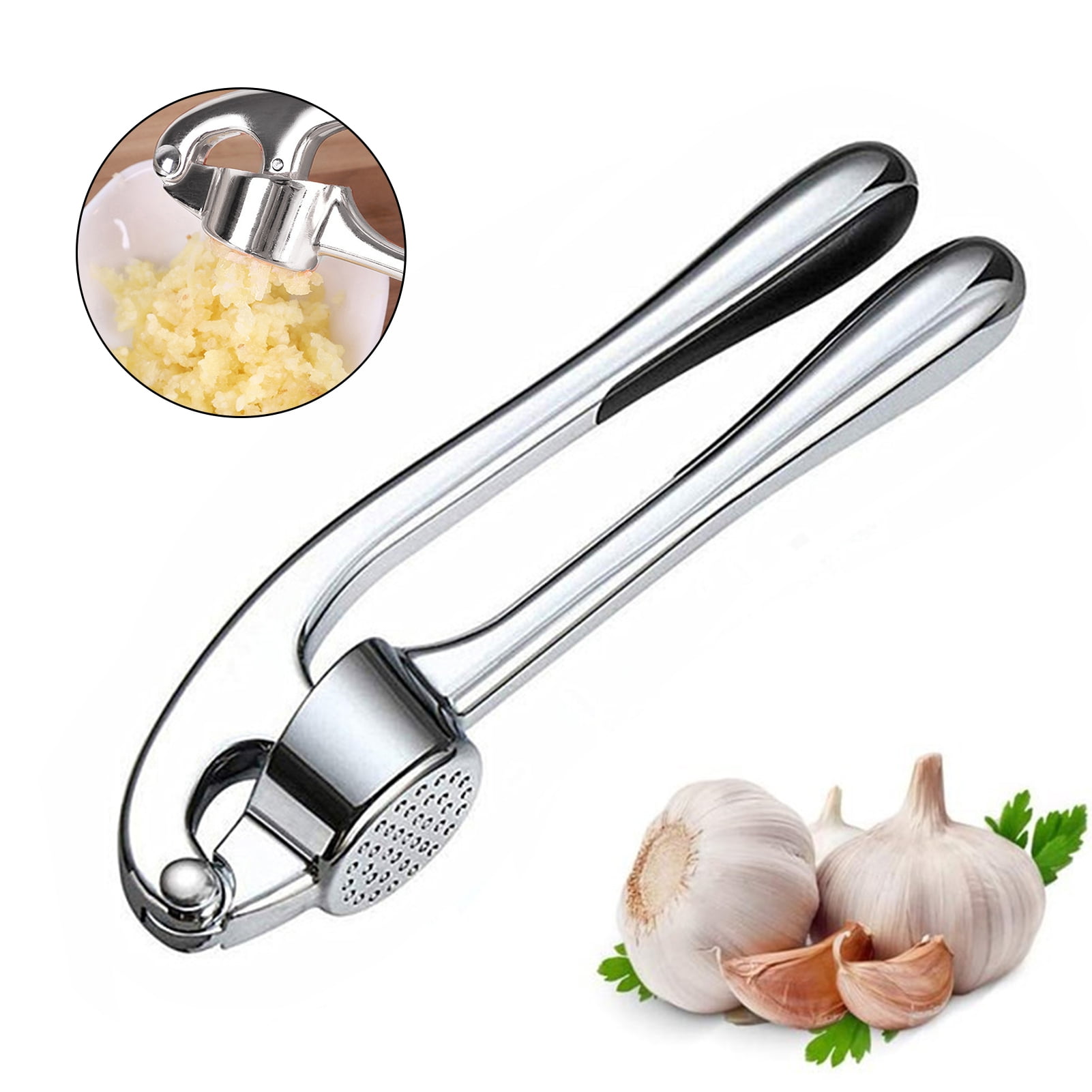 Eoperou Garlic Press Set Easily Mince And Crush Garlics Heavy Duty