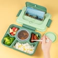 thumbnail image 1 of Eoperou Lunch Bento Box: Leakproof Sauce Box Multi-Compartment Meal Prep Containers, 1 of 8