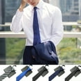 thumbnail image 1 of Eoperou Men Business Tie Lightweight Adjustable Multipurpose Solid Color Silky Decorative Smooth Wedding Daily Wear Necktie Clothes Accessory, 1 of 8
