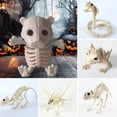 thumbnail image 1 of Eoperou Mini Skeleton Bone Statues: Halloween Decoration for Haunted House Party, 1 of 8