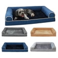 thumbnail image 1 of Eoperou Orthopedic Dog Bed Large Washable - Dog Sofa Bed Soft Bolster Dog Nest Cotton Filling Warm Pet Couch Sofa for Medium Large Dogs, 1 of 8