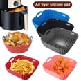 thumbnail image 1 of Eoperou Silicone Air Fryer Liners for 4-6 QT - Reusable Baking Pan Liners, 1 of 1