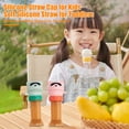 thumbnail image 1 of Eoperou Silicone Water Bottle Straw Lid: BPA-Free Water Cup Converter Cartoon Anti-Choking Baby Straw Cap, 1 of 8