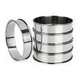 thumbnail image 1 of Eoperou Stainless Steel English Muffin Rings - Non-Stick Coating Cake Mold, Double Rolled Edge Design for Baking, 1 of 7
