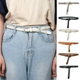 thumbnail image 1 of Eoperou Women Belt Twist Braided Vintage Wax Rope Solid Color Easy Adjustment Waistband Fashion Accessory, 1 of 1