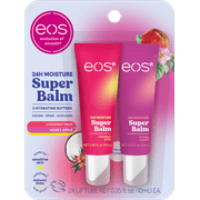 Eos 24H Moisture Super Balm- Coconut Milk & Honey Apple, Lip Sleeping Mask, 0.35 fl oz, Pack of 2