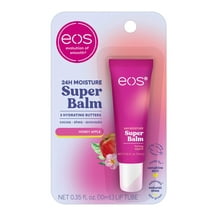 Eos 24HR Moisture Super Balm- Honey Apple, Conditions Dry Lips, 0.35 fl oz, 1 Pack