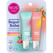 Eos 24HR Moisture Super Balm- Watermelon & Mango, Lip Sleeping Mask, 0.35 fl oz, 2 Pack