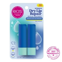 Eos Extra Dry Lip Treatment & Repair- Strawberry Scent, 0.14oz, 2 Per Pack