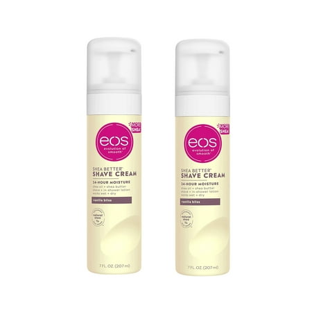 Eos Ultra Moisturizing Shave Cream, Vanilla Bliss - 7 Oz, - 2 Pack