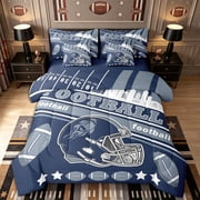 Erosebridal Football 7 Pieces Comforter Sets Twin Size,Boys Kids Bedding Set for All Season,Gifts for Football Fans,Foot