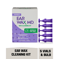 Eosera EAR WAX MD Wax Cleaning Kit, 5 Single Use Vials
