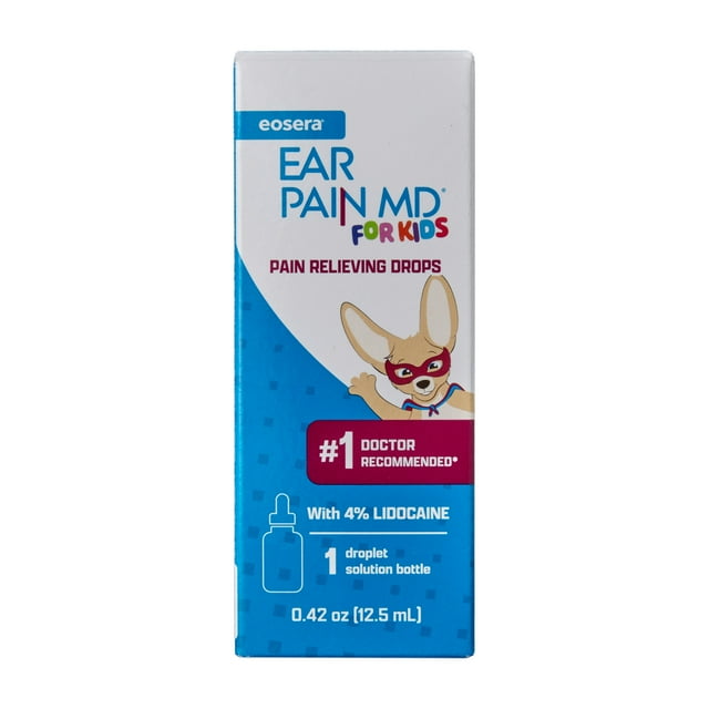 eosera® EAR PAIN MD® for Kids 4 Lidocaine 12.5mL Drops