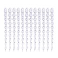 thumbnail image 1 of Eosunjian 12 Pcs Clear Crystal-like Icicles Pendant Realistic Icicle Hanging Ornament Simulated Spiral Ice Cone for Xmas Tree Winter Ice Snow Theme Wonderland Party, 1 of 13