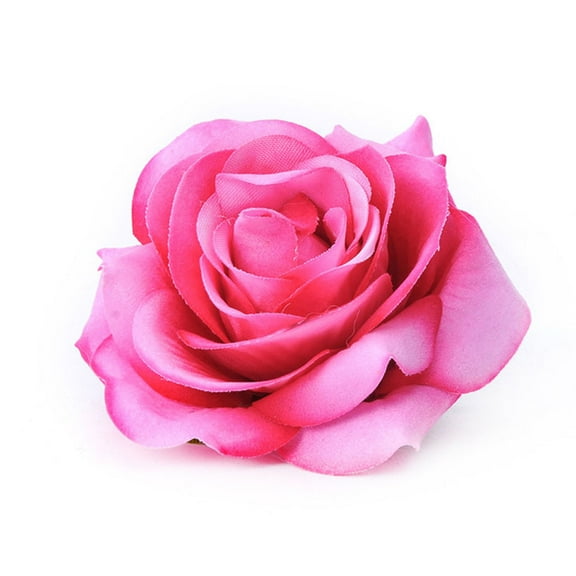 Eosunjian 1Pc Hair Clip Reusable Rose Flower Shape Metal Rose Flower Hair Clips for Dating