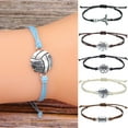 thumbnail image 1 of Eosunjian Boys Girls Sports Braided Bracelet Adjustable Length Soccer Baseball Basketball Bracelet Souvenir Gift Style B, 1 of 13