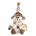 thumbnail image 1 of Eosunjian Christmas Doll Plush Knitted Snowman Elk Santa Doll Toy Soft Sitting Christmas Figure Desktop Decor Stuffed Holiday Pillow for Window Bookshelf, 1 of 13